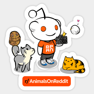 r/AnimalsOnReddit Snoo (with text) - Items Include Sticker